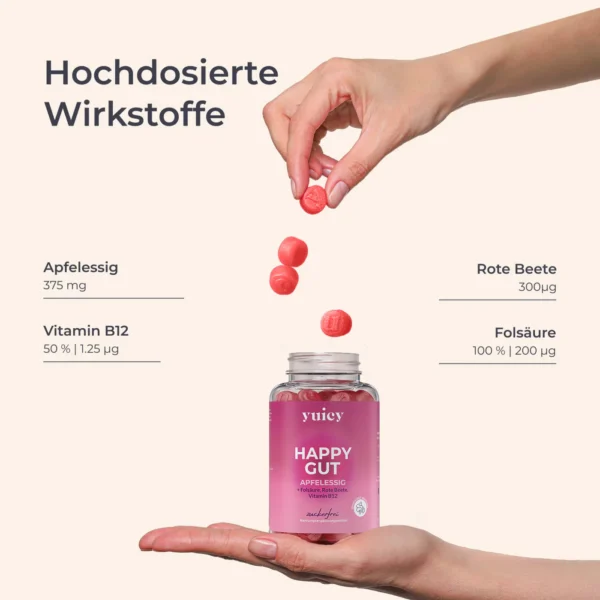 Happy Gut Gummies APFEL (zuckerfrei) – Bild 2