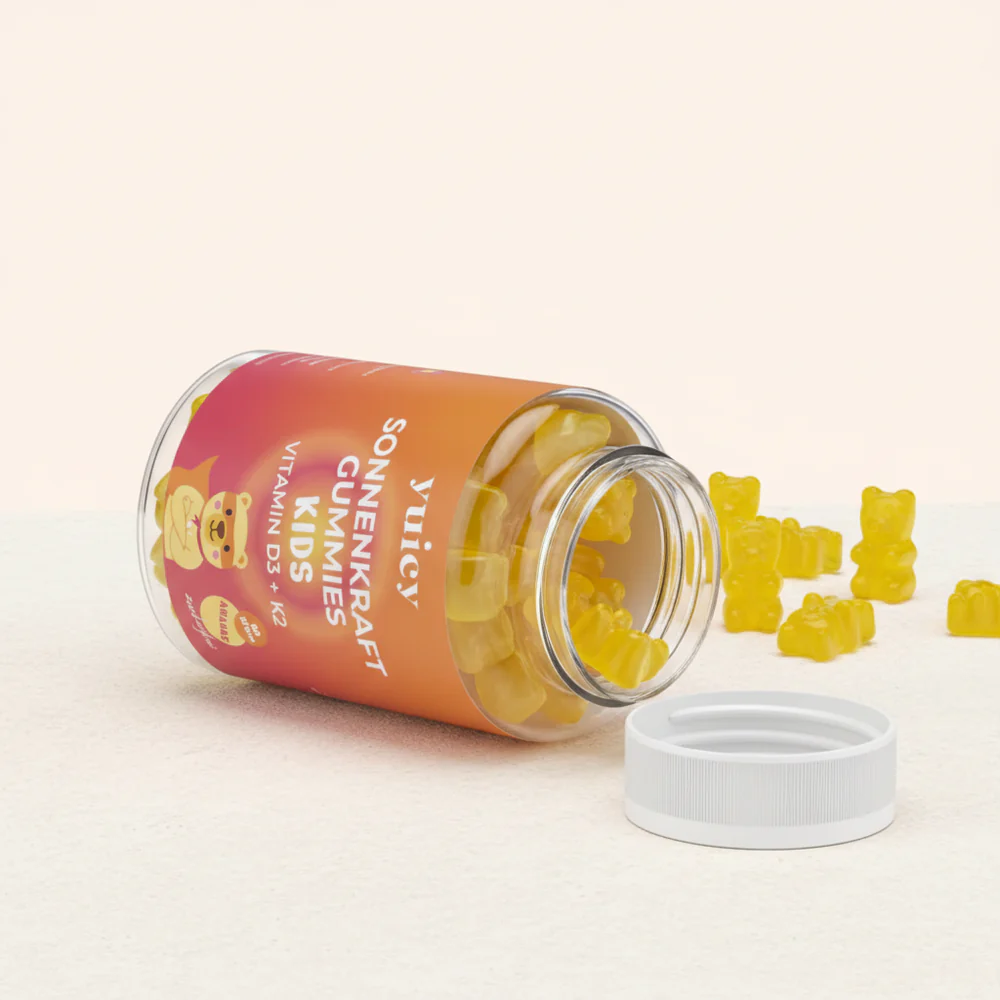 yuicy Sonnenkraft Kids D3+K2 zuckerfrei – Bild 4